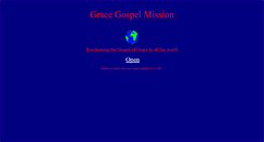 Desktop Screenshot of gracegospel.org.uk